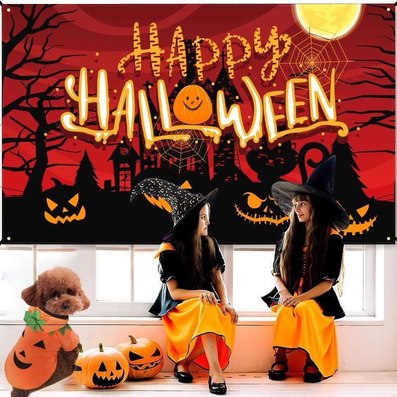 Funny Halloween Style Pumpkin Cosplay for your dog