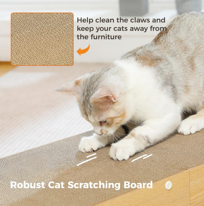 MUlti-Hole Fun Cat Tunnel With Scratching Board And Game Pom Pom