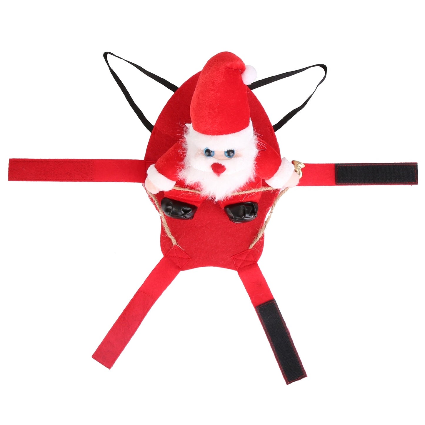 Red Winter Coat For cats and dogs Riding Santa Claus