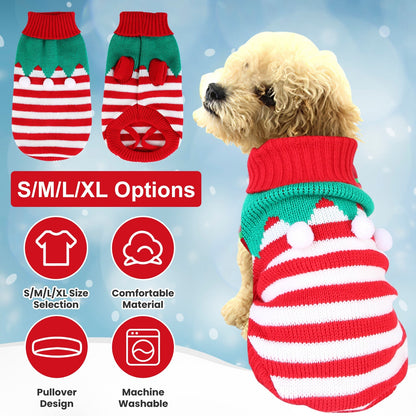 Pet Christmas Turtleneck Sweater