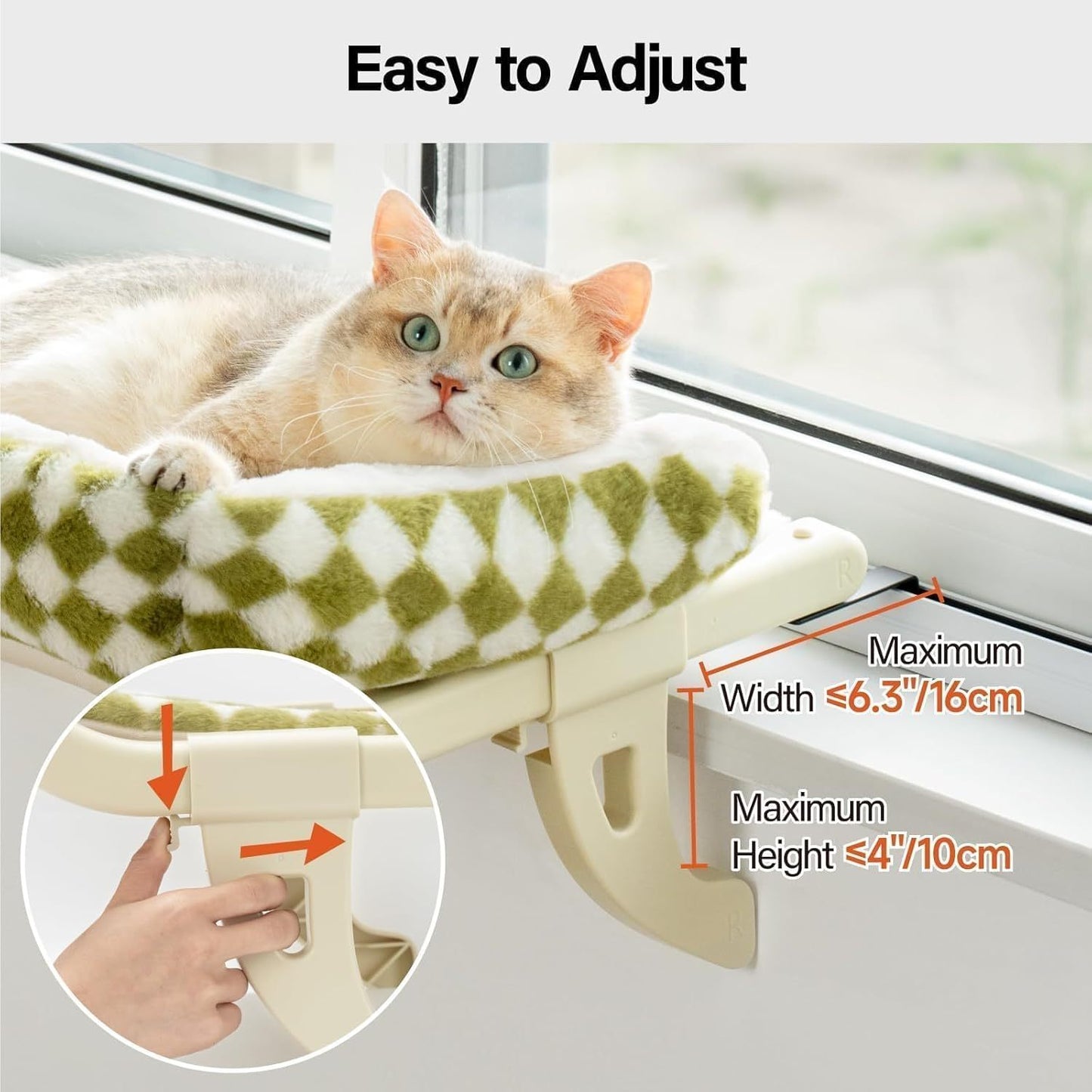 Cat Window Hammock With Removable Covers