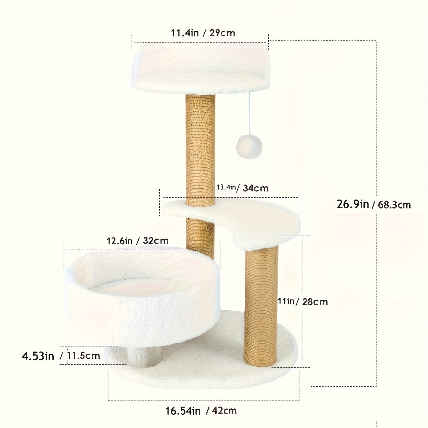 Luxury Cat Tree With Scratching Posts