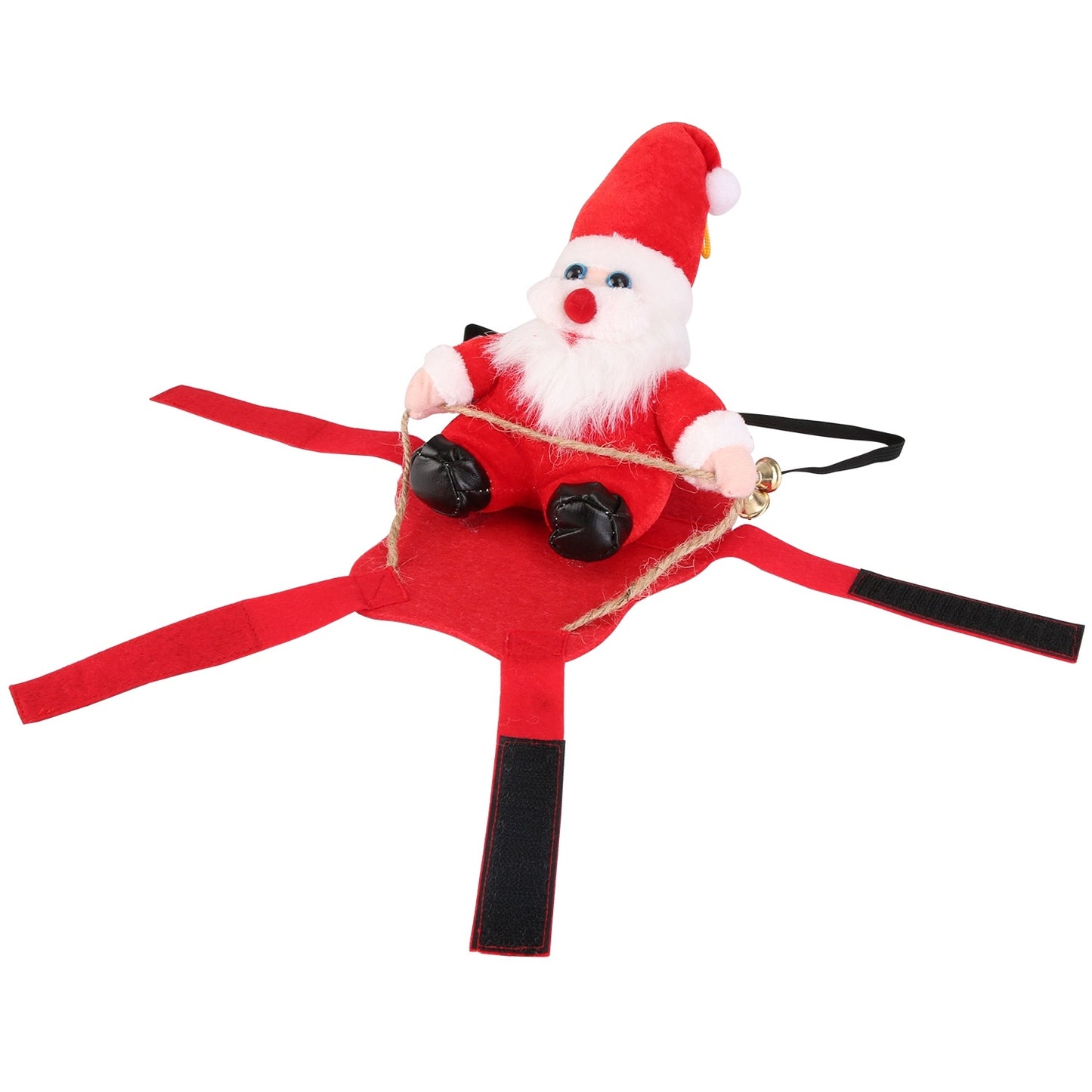 Red Winter Coat For cats and dogs Riding Santa Claus