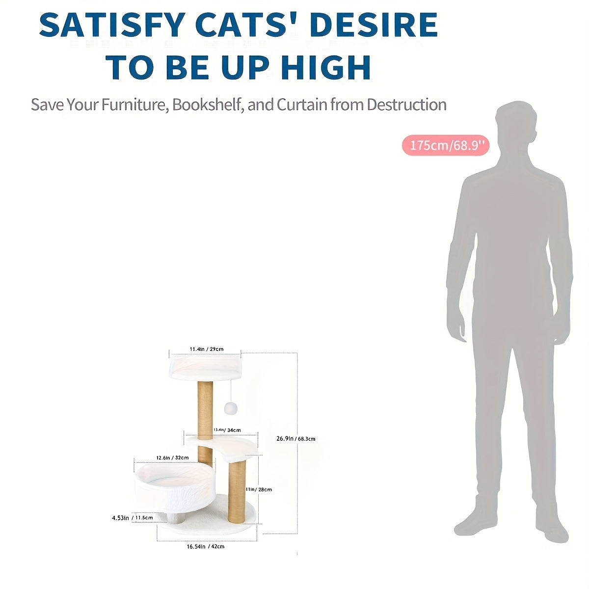 Luxury Cat Tree With Scratching Posts