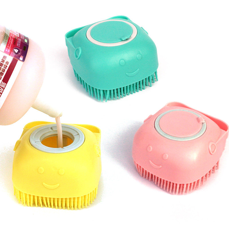 Silicone Dog and cat Bath Massage Gloves Brush