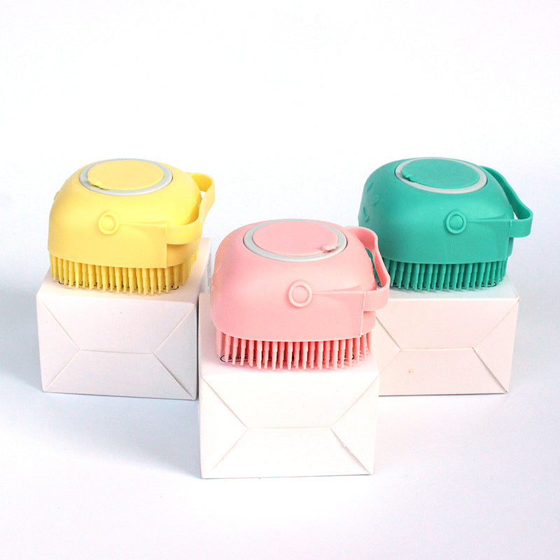 Silicone Dog and cat Bath Massage Gloves Brush